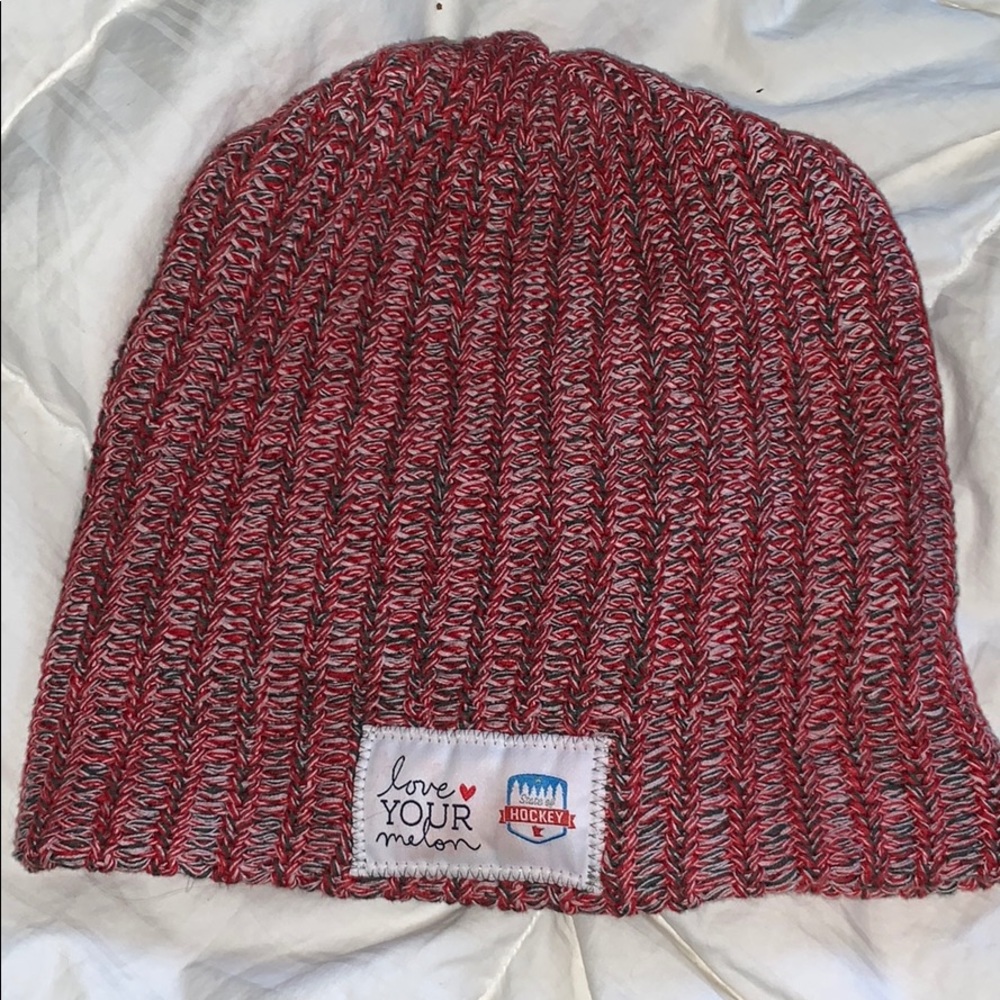 Love your melon Minnesota Wild beanie